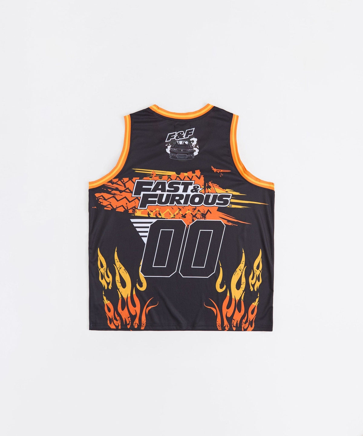 Reason Clothing Top Pick | Fast & Furious Burnout Women's Plus Size Sleeveless Basketball Jersey