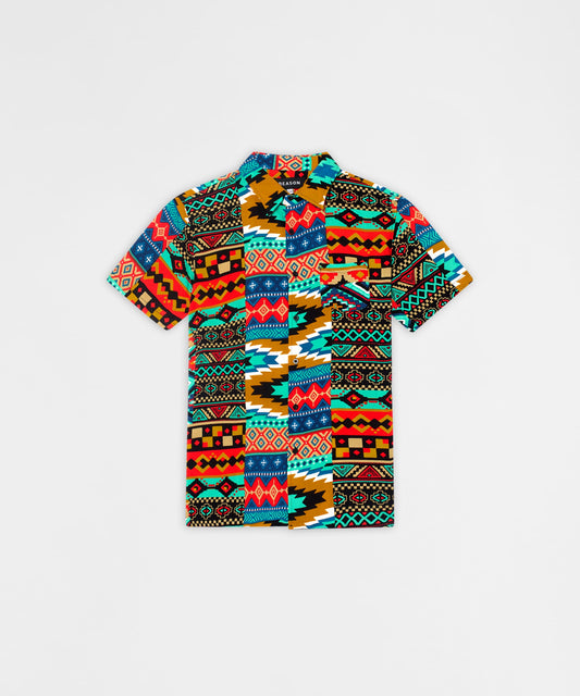 Reason Clothing New | Aztec Print S/S Shirt