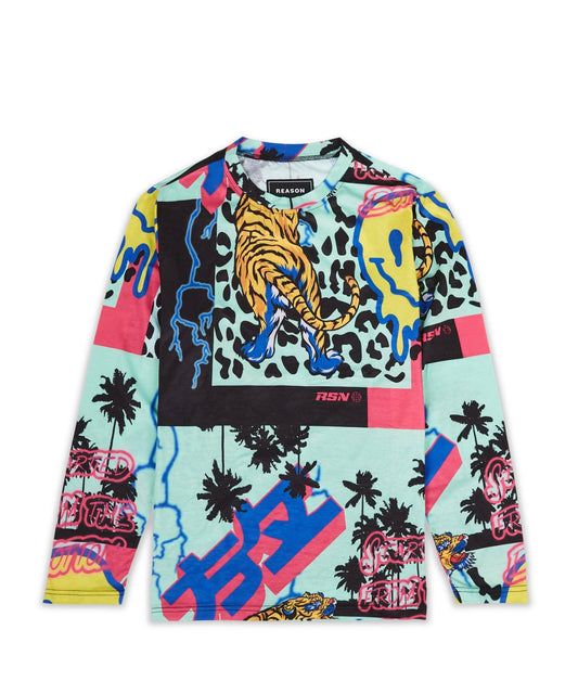 Reason Clothing Discount | Drippy Long Sleeve Tee