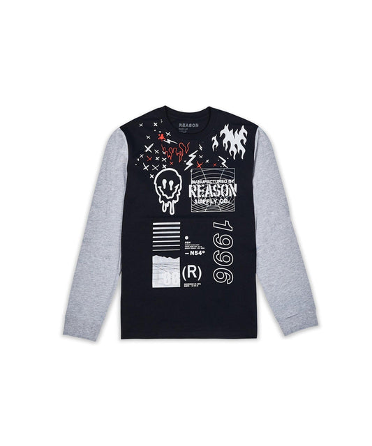 Reason Clothing Great Value | Plus Size Brent Ls Tee