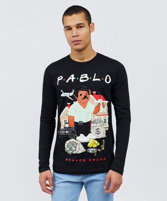 Reason Clothing Quality | Pablo Long Sleeve Tee - Black