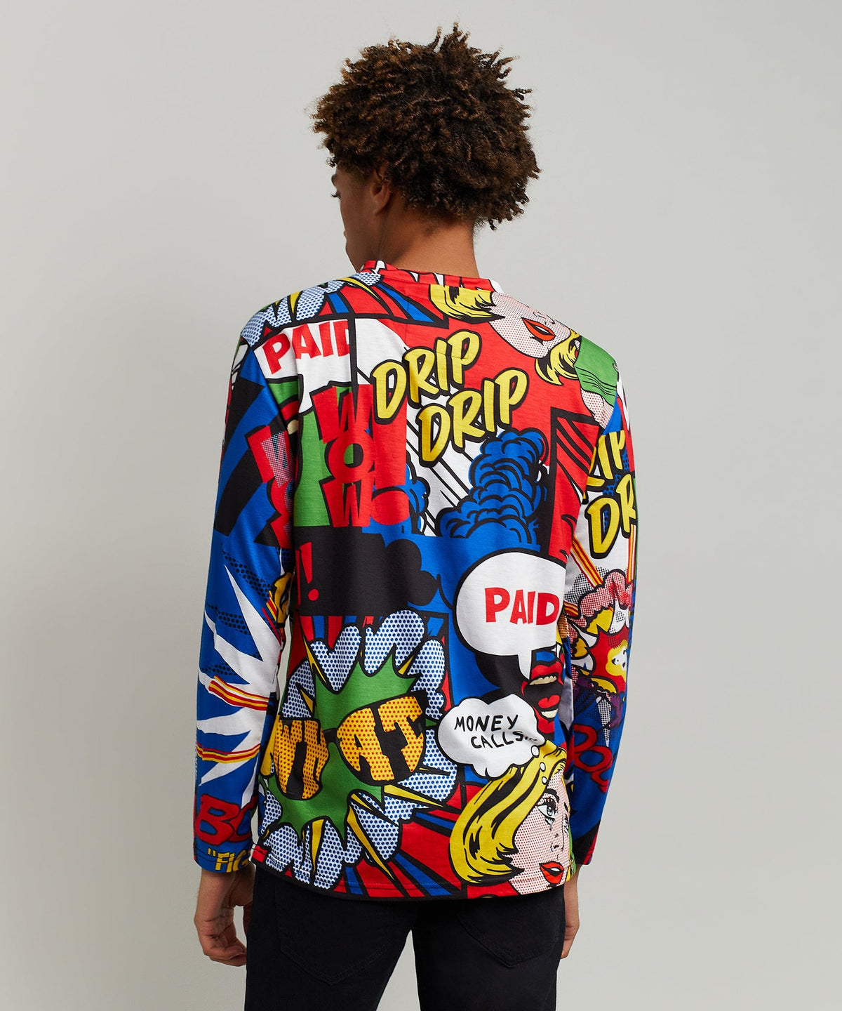 Reason Clothing Featured | Money Drip Comic Print Long Sleeve Tee