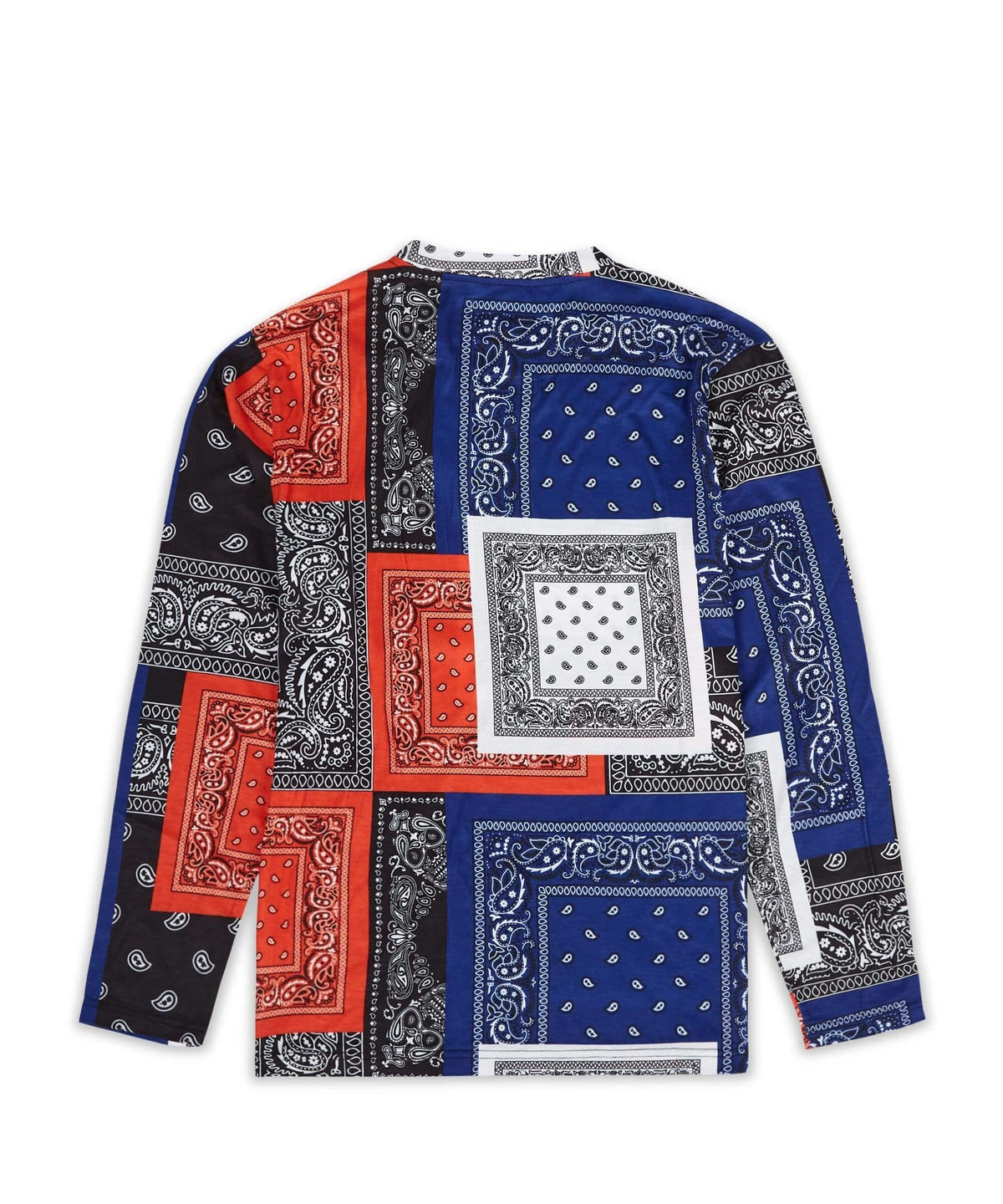 Reason Clothing Deals | Flag Bandana Print Long Sleeve Tee