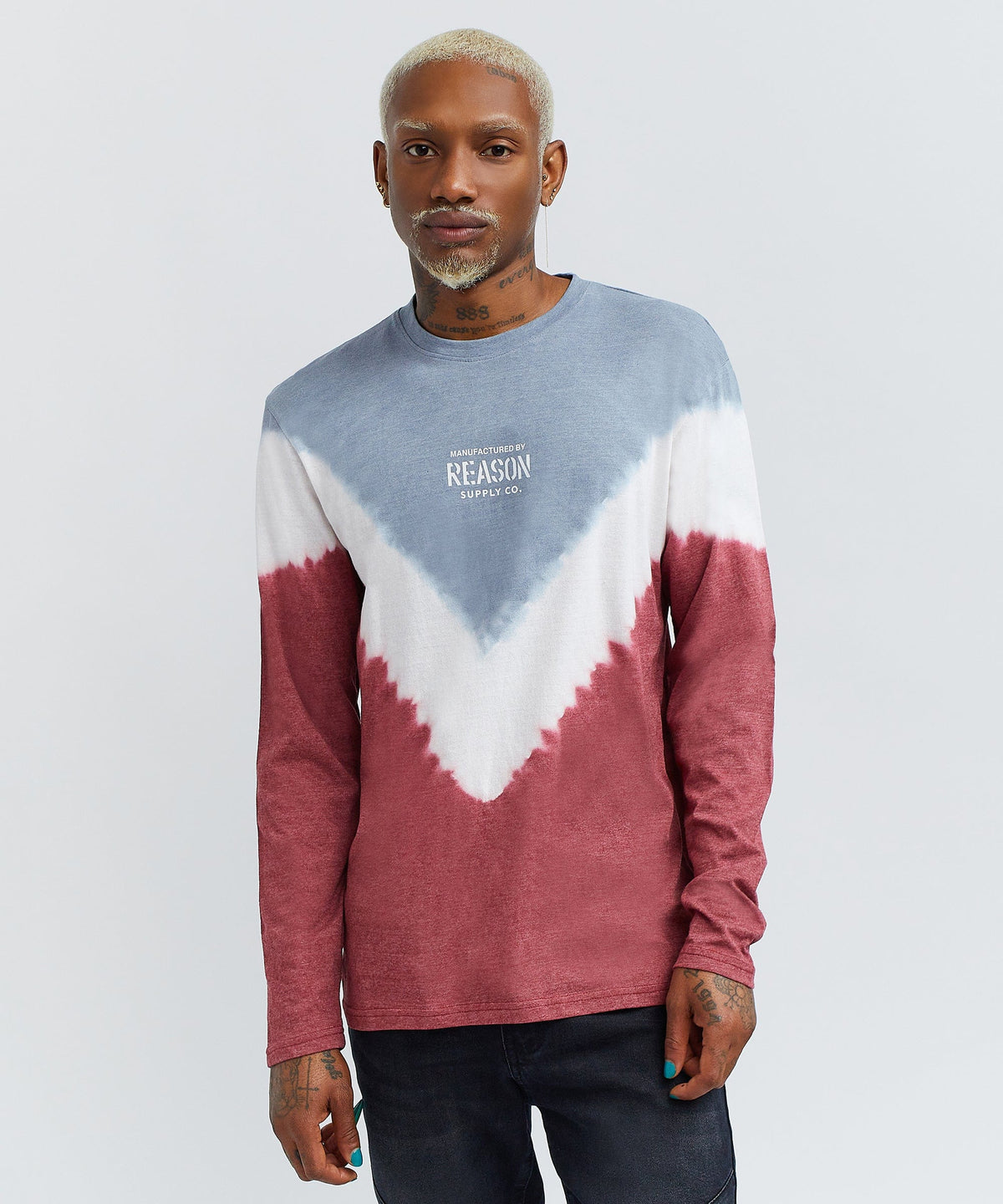 Reason Clothing Best Seller | Long Sleeve Tie Dye Tee Regular Is Live