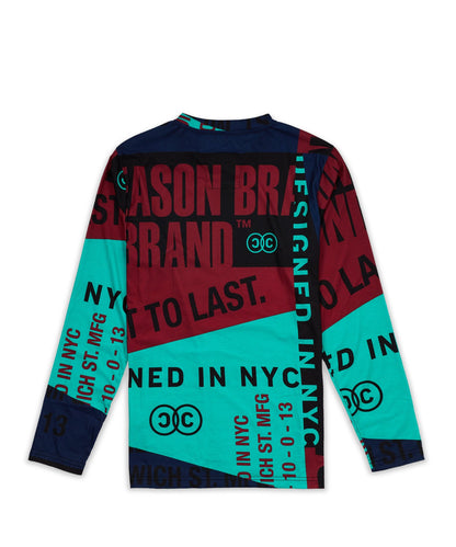 Reason Clothing Smart Buy | Greenwich Multi Placement Long Sleeve Tee