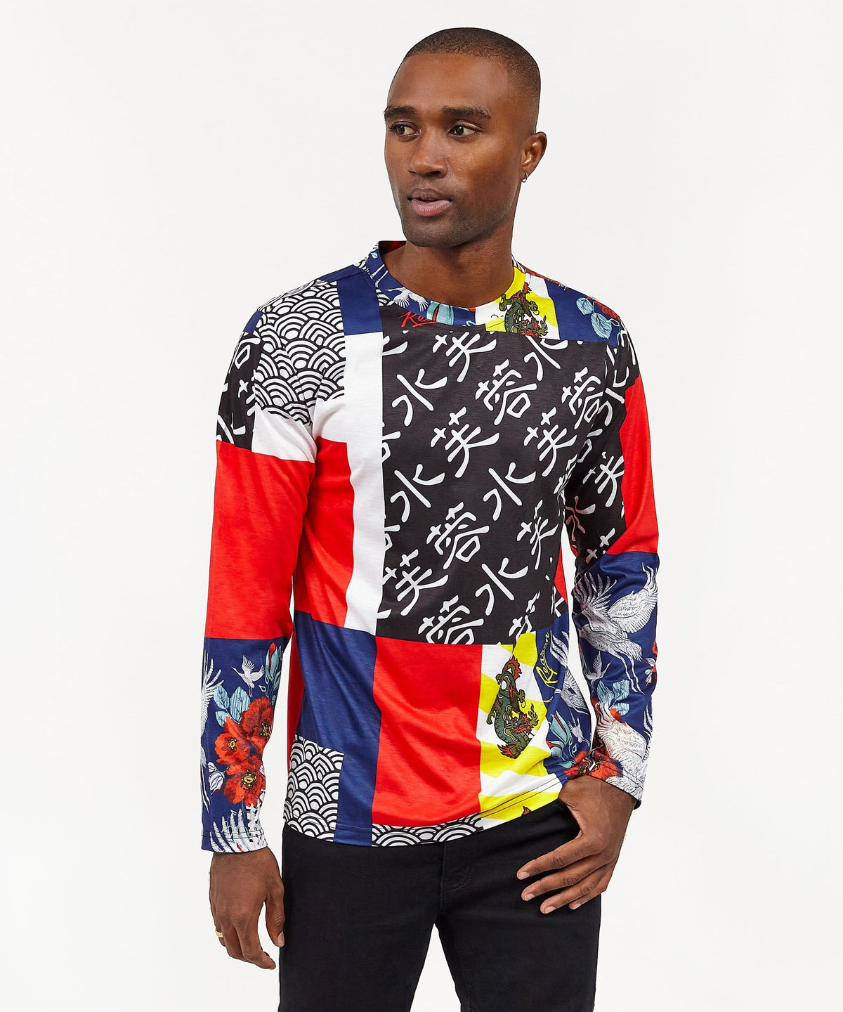 Reason Clothing Discount | Swan Long Sleeve Tee