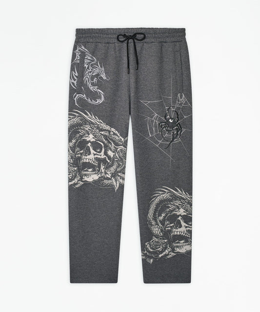 Reason Clothing Premium | Victoria Embroidered Jogger - Grey