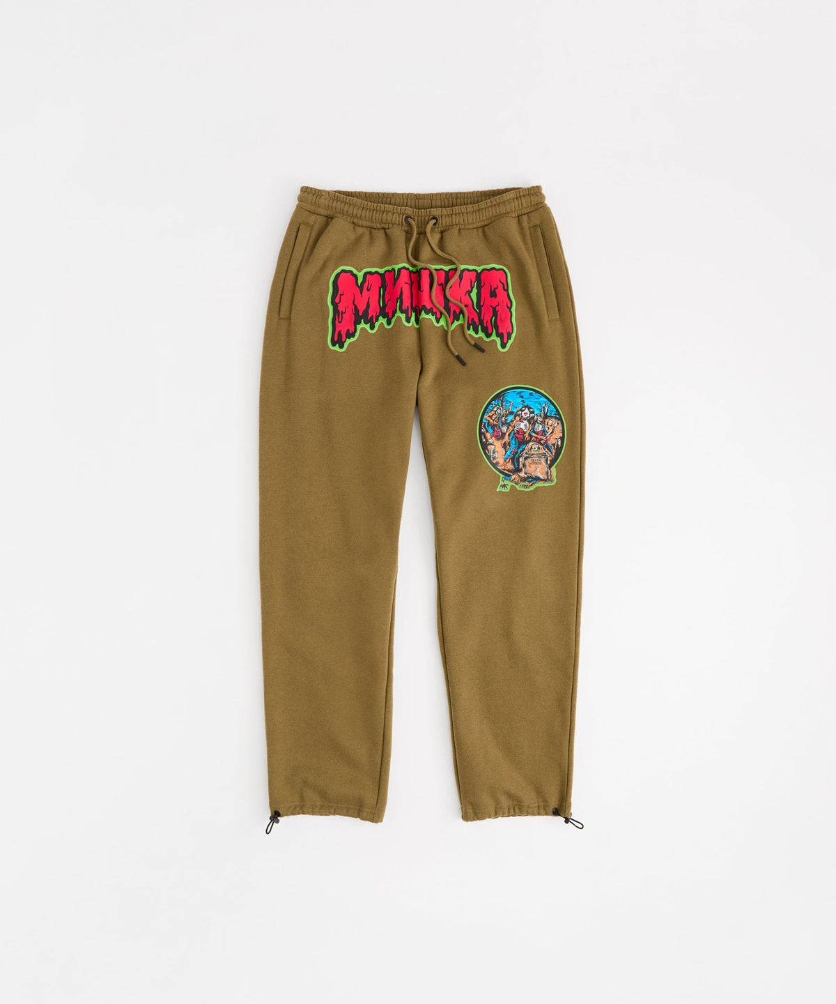 Reason Clothing Discount | Mishka Band Sweatpants - Olive Green