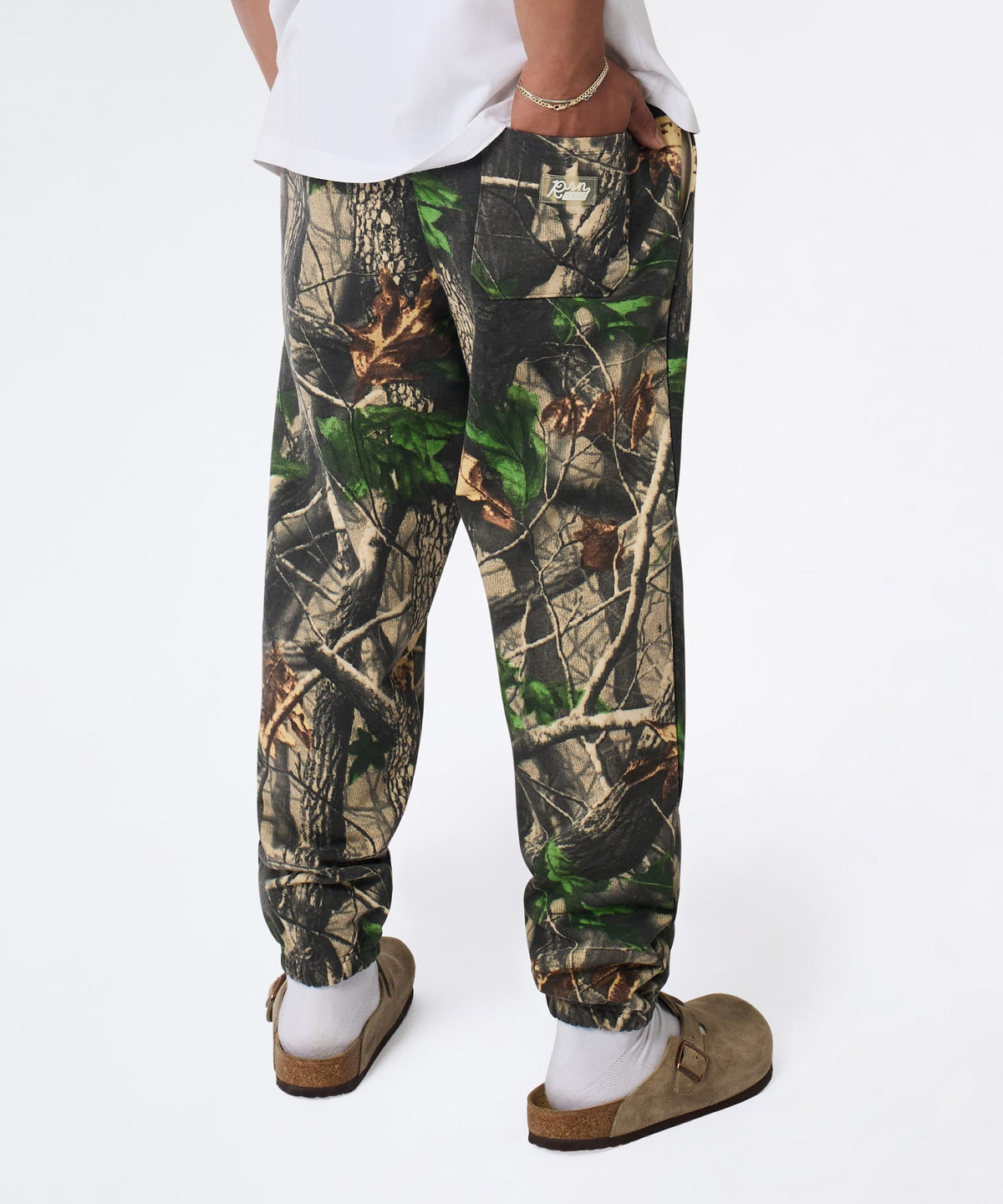 Reason Clothing Exclusive | Classic Jogger Pant - Dark Brown Tree