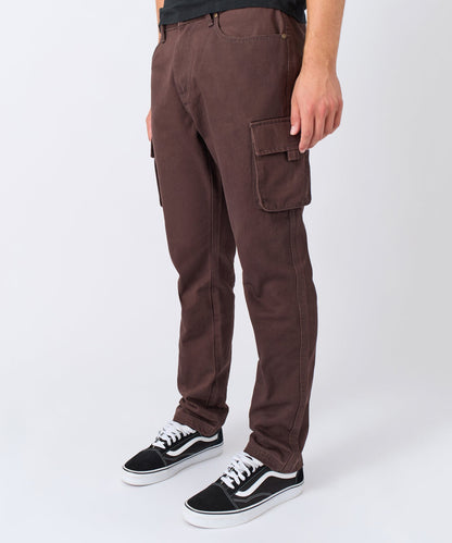 Reason Clothing Discount | Utility Cargo Pants - Brown