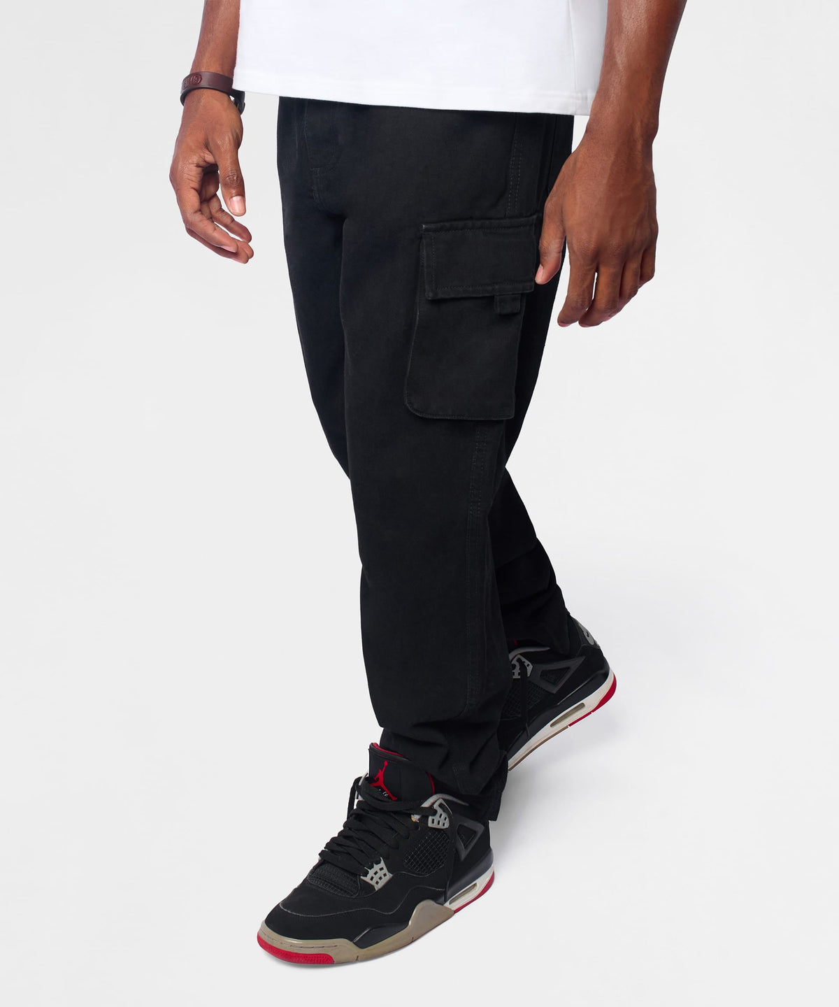 Reason Clothing Top Pick | Classic Utility Cargo Pants - Black