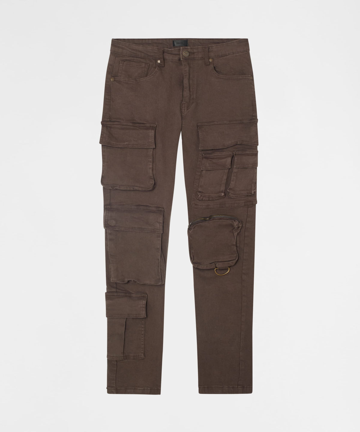 Reason Clothing Hot Sale | Loadout Cargo Denim Pants - Brown