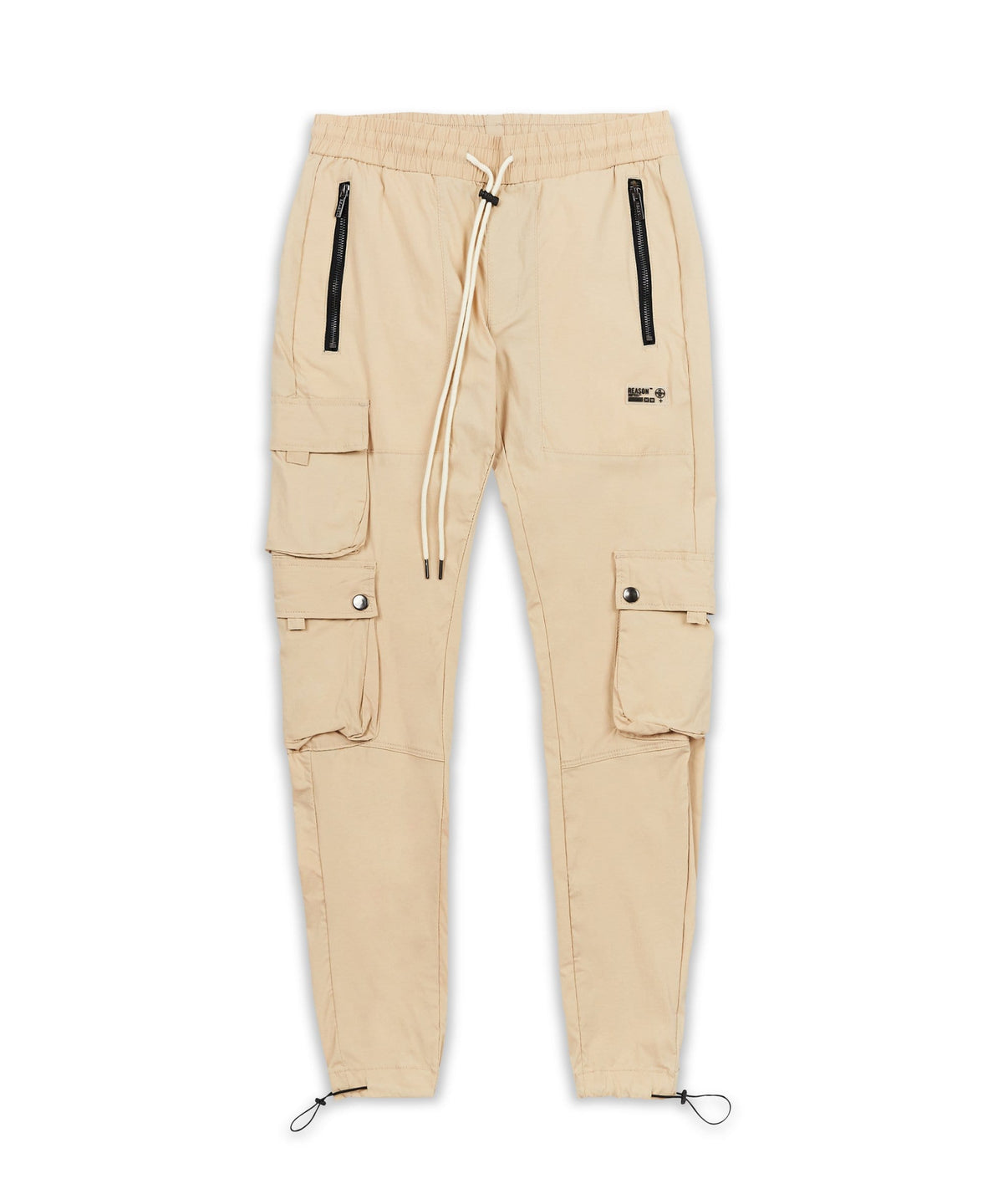 Reason Clothing Exclusive | Cargo Stretch Nylon Utility Khaki Pants