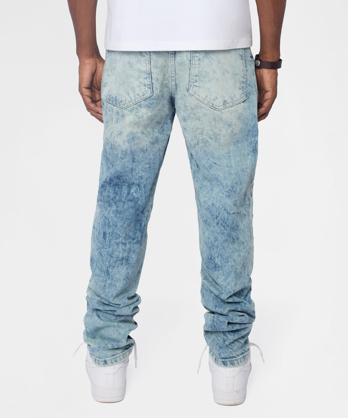 Reason Clothing Premium | Dawn Distressed Skinny Jeans - Blue