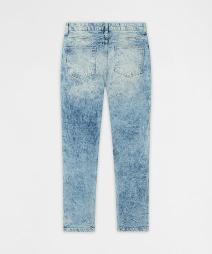 Reason Clothing Premium | Dawn Distressed Skinny Jeans - Blue