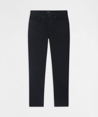 Reason Clothing Discount | Midnight Rhinestone Skinny Jeans - Black
