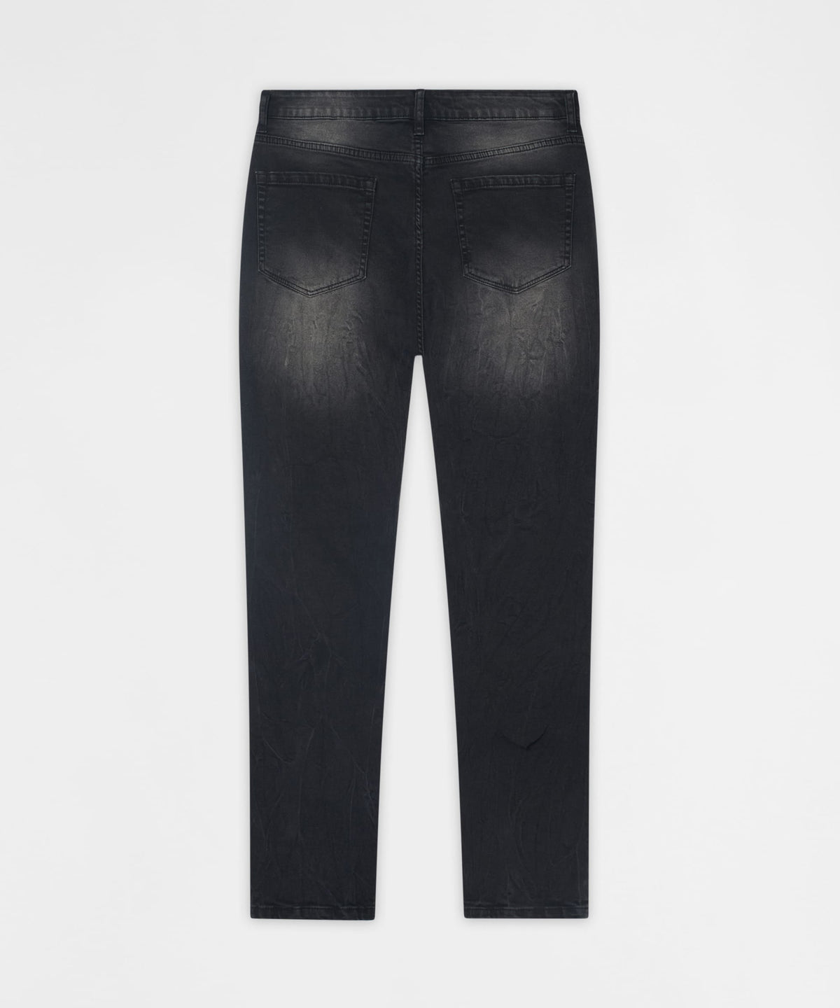 Reason Clothing Top Pick | Vice Distressed Skinny Jeans - Washed Black