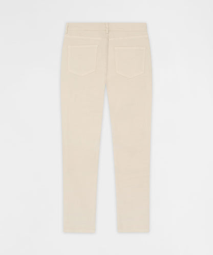 Reason Clothing Classic | Diamond Dust Rhinestone Skinny Jeans - Cream