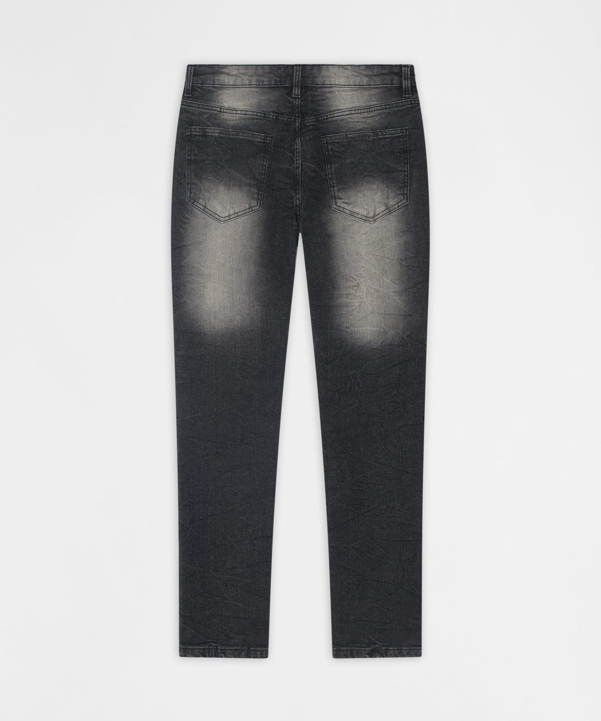Reason Clothing Trusted | Smokey Distressed Skinny Jeans - Grey