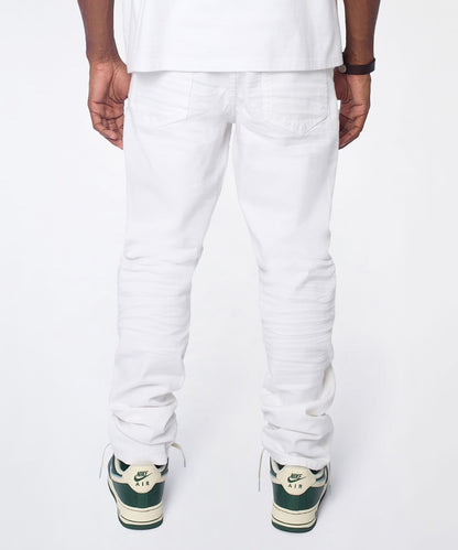 Reason Clothing Recommended | Arctic Distressed Skinny Jeans - White