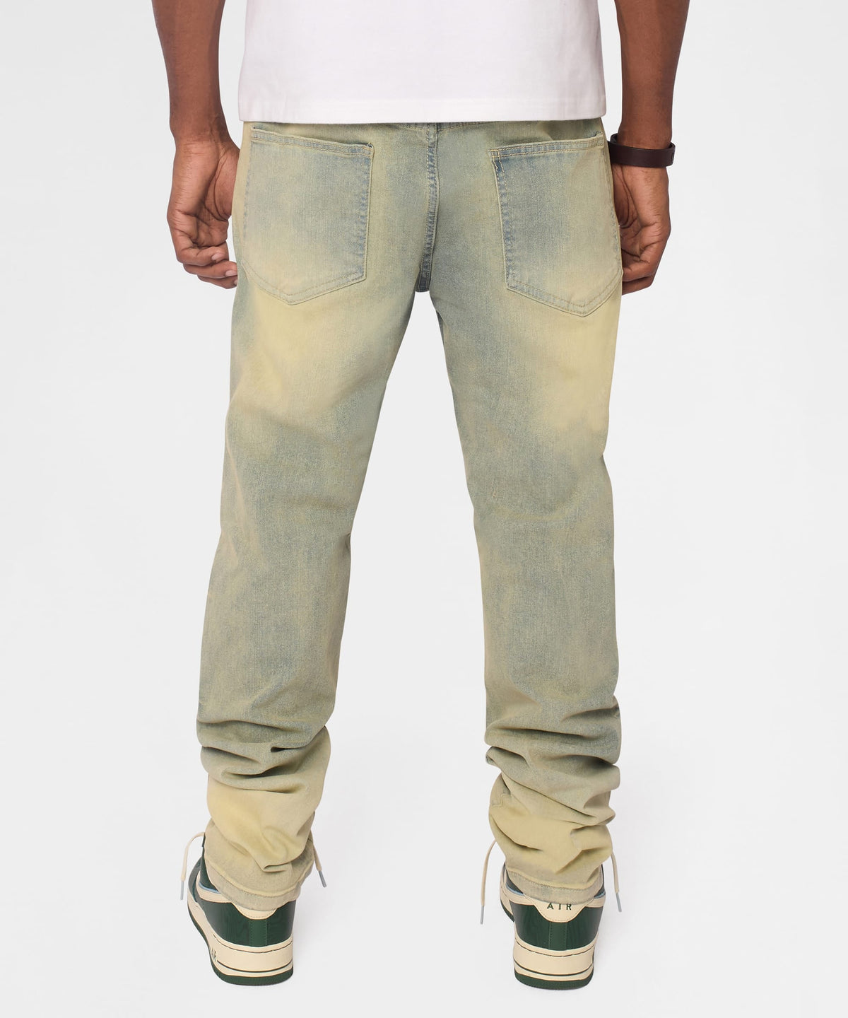 Reason Clothing New | Weekender Distressed Skinny Jeans - Medium Indigo