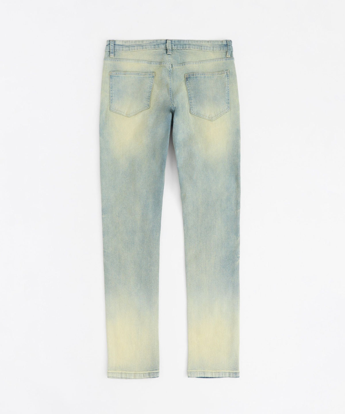 Reason Clothing New | Weekender Distressed Skinny Jeans - Medium Indigo