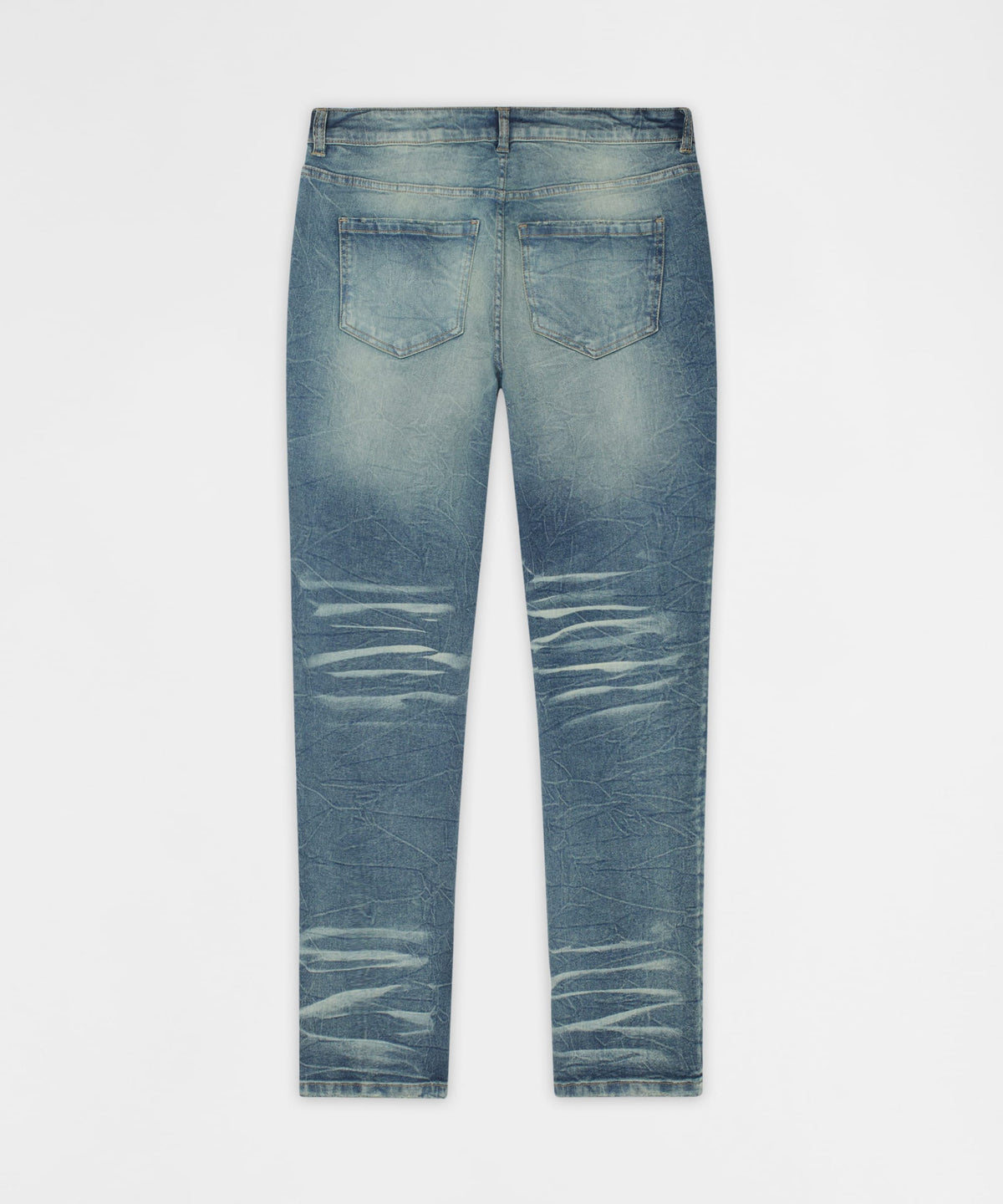Reason Clothing Value | Breakaway Distressed Skinny Jeans - Blue