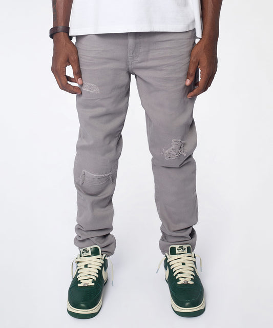 Reason Clothing Deals | Essential Distressed Skinny Jean - Grey