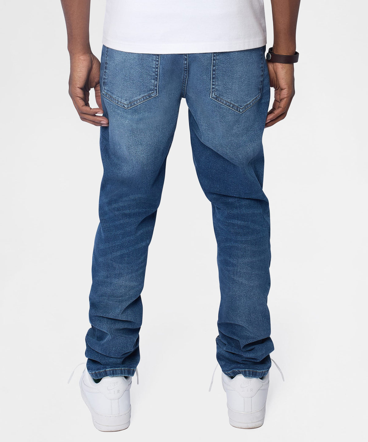 Reason Clothing Everyday | Starburst Studded Skinny Jeans - Blue