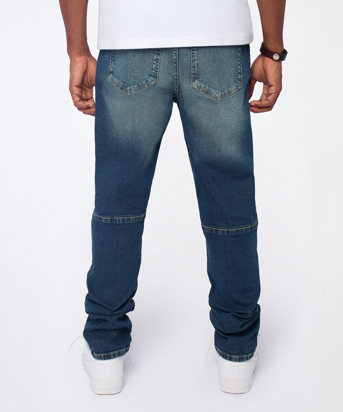 Reason Clothing Best Price | Moto Distressed Skinny Jeans - Blue
