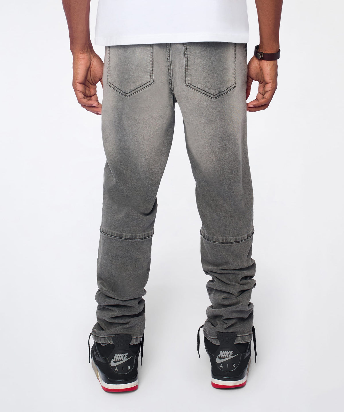 Reason Clothing Customer Favorite | Shadow Skinny Ripped Jeans - Grey