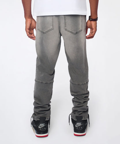 Reason Clothing Customer Favorite | Shadow Skinny Ripped Jeans - Grey