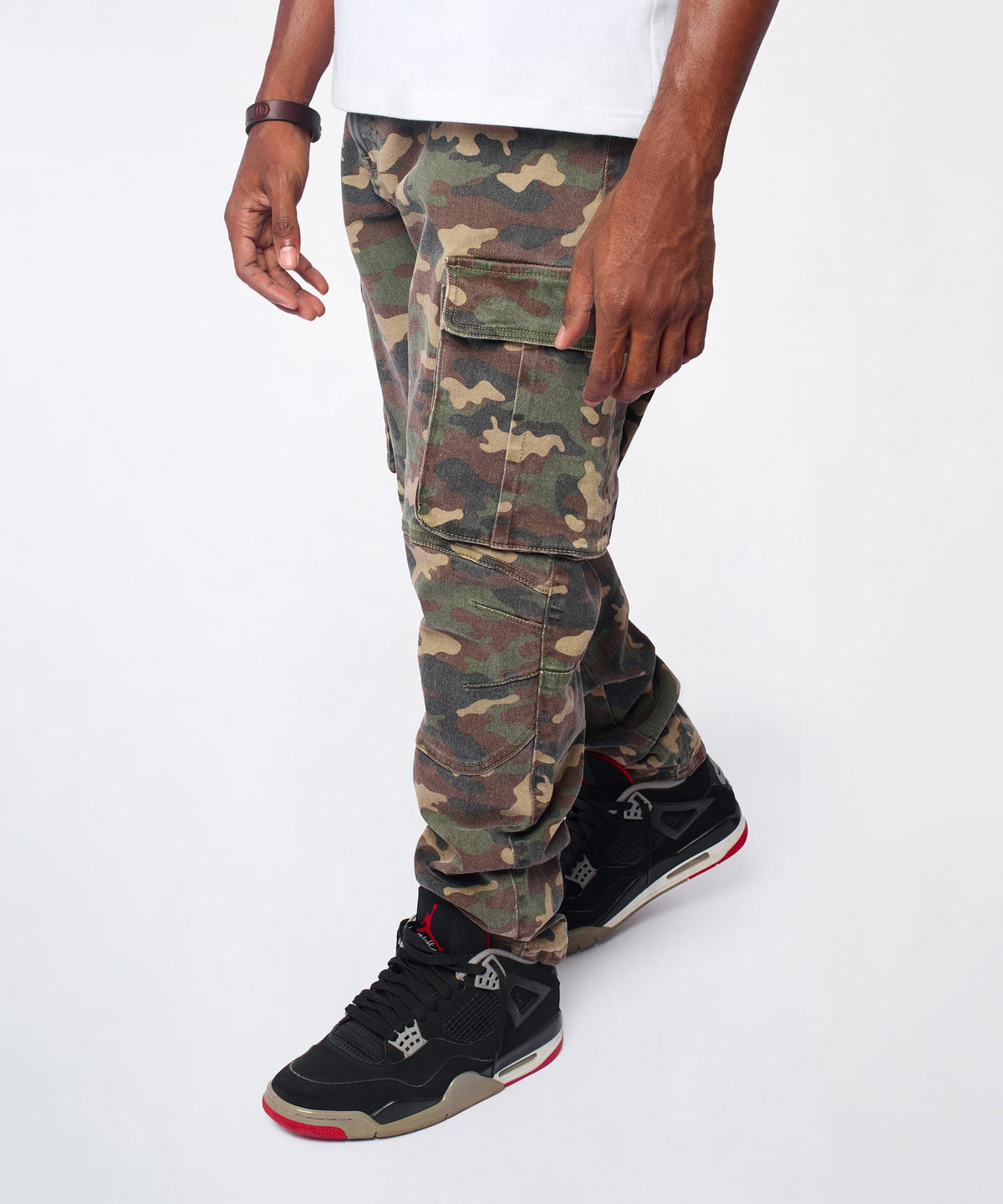 Reason Clothing Special Offer | Moto Denim Skinny Jeans - Camo