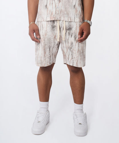 Reason Clothing Quality | Textured Marble Shorts