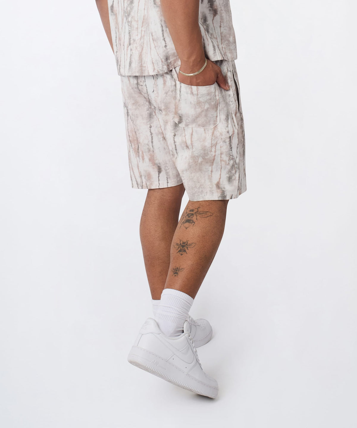 Reason Clothing Quality | Textured Marble Shorts