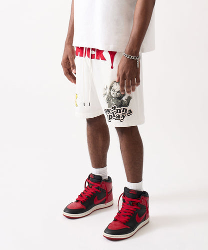 Reason Clothing Customer Favorite | Chucky Mesh Short - White