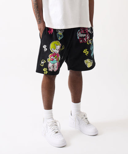 Reason Clothing New | Richie Rich Short - Black