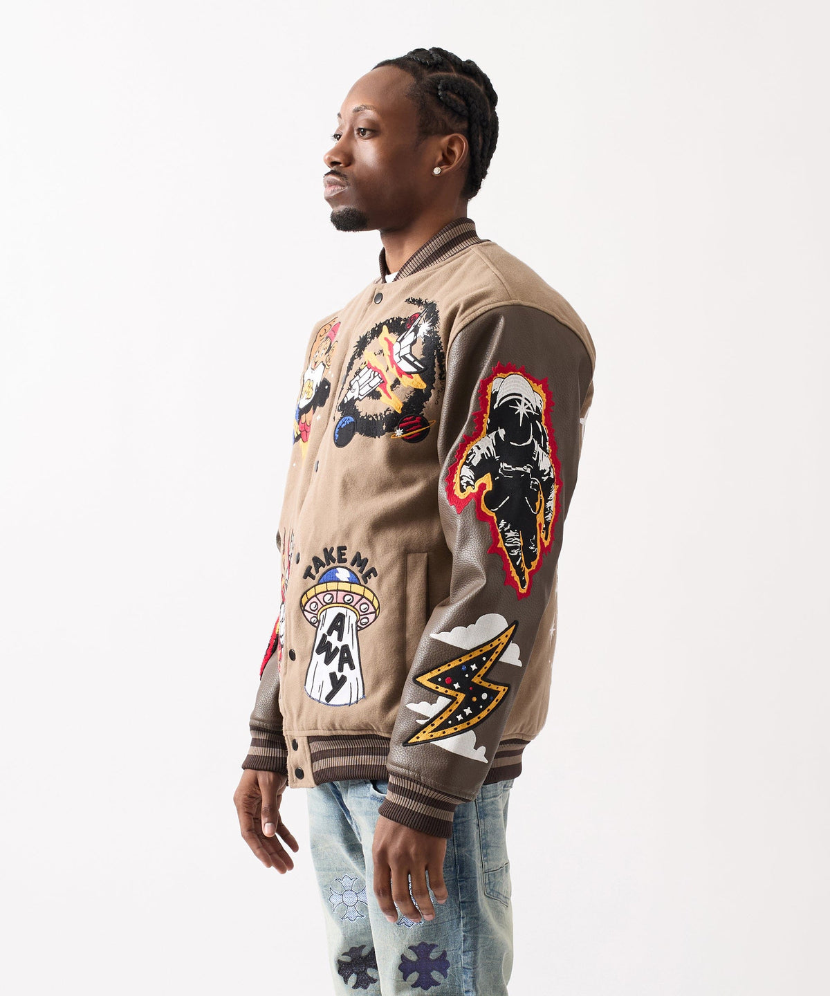 Reason Clothing Signature | Beyond Reality Varsity Jacket PU