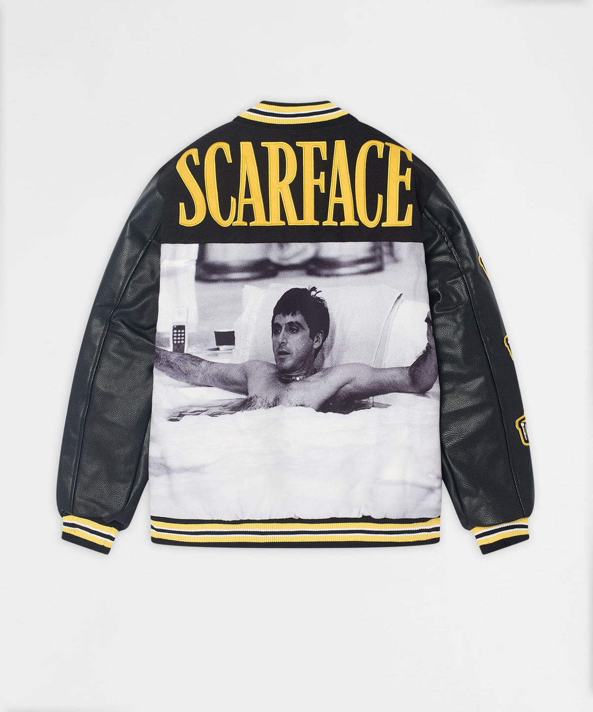 Reason Clothing Essential | Scarface PU Varsity Jacket