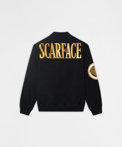 Reason Clothing Trusted | Scarface Bomber Jacket - Black