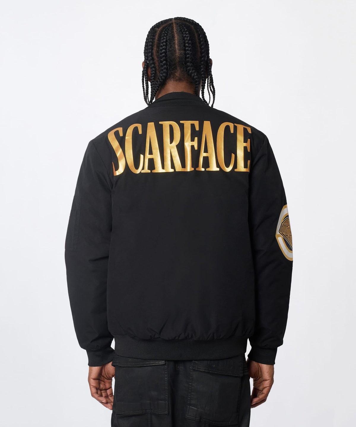 Reason Clothing Trusted | Scarface Bomber Jacket - Black