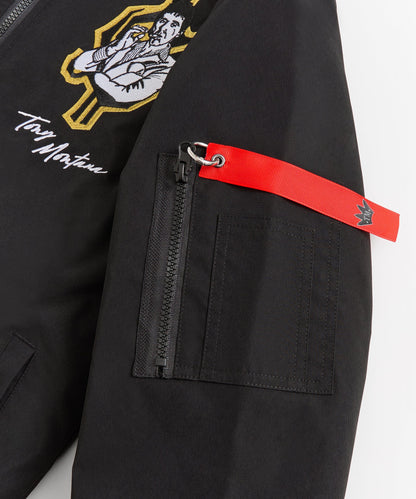 Reason Clothing Trusted | Scarface Bomber Jacket - Black