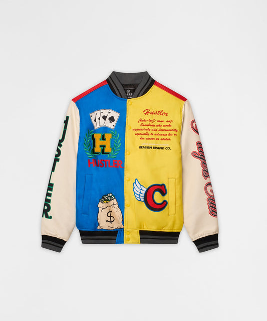 Reason Clothing Smart Buy | Hustler Varsity Jacket