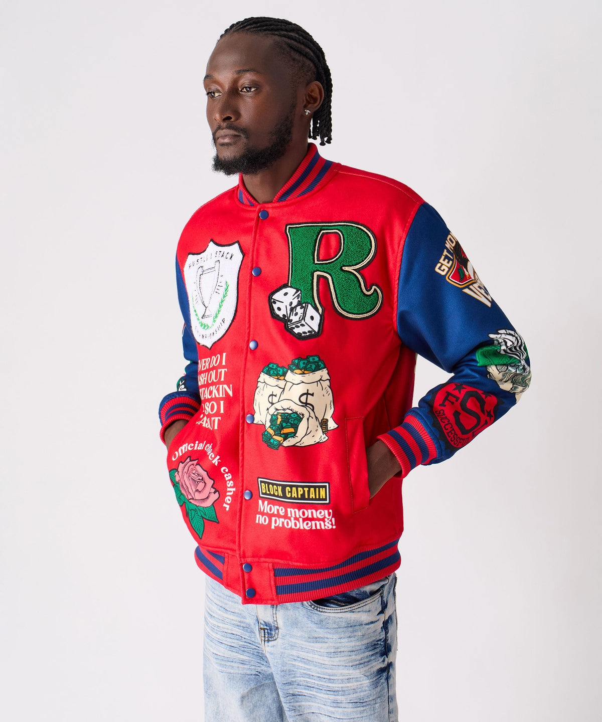 Reason Clothing Hot Sale | Captain Varsity Jacket