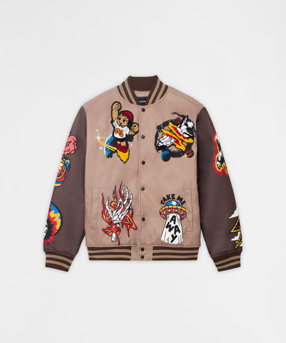 Reason Clothing Popular | Beyond Reality Varsity Jacket
