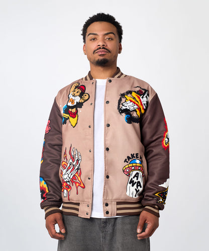 Reason Clothing Popular | Beyond Reality Varsity Jacket