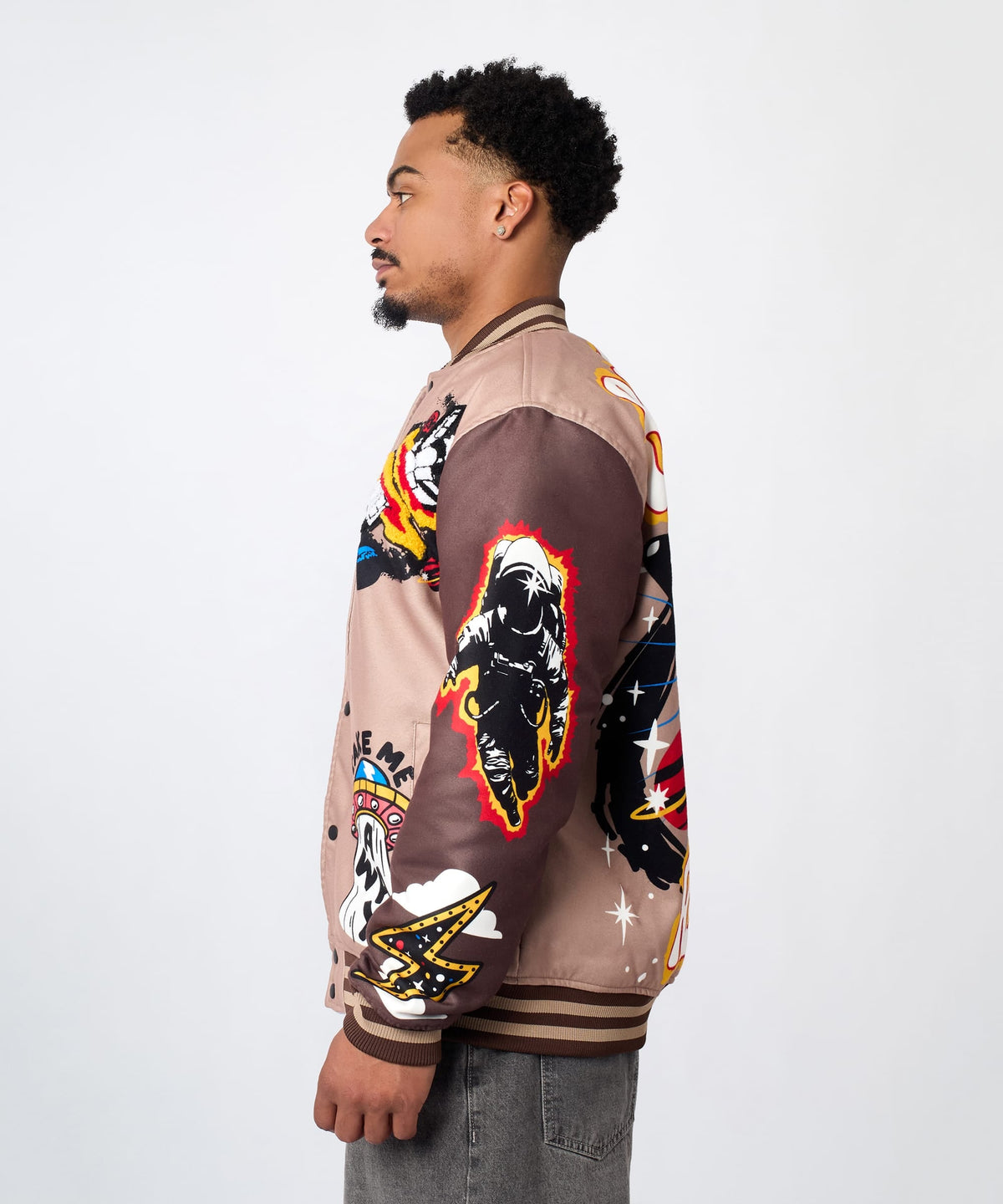 Reason Clothing Popular | Beyond Reality Varsity Jacket