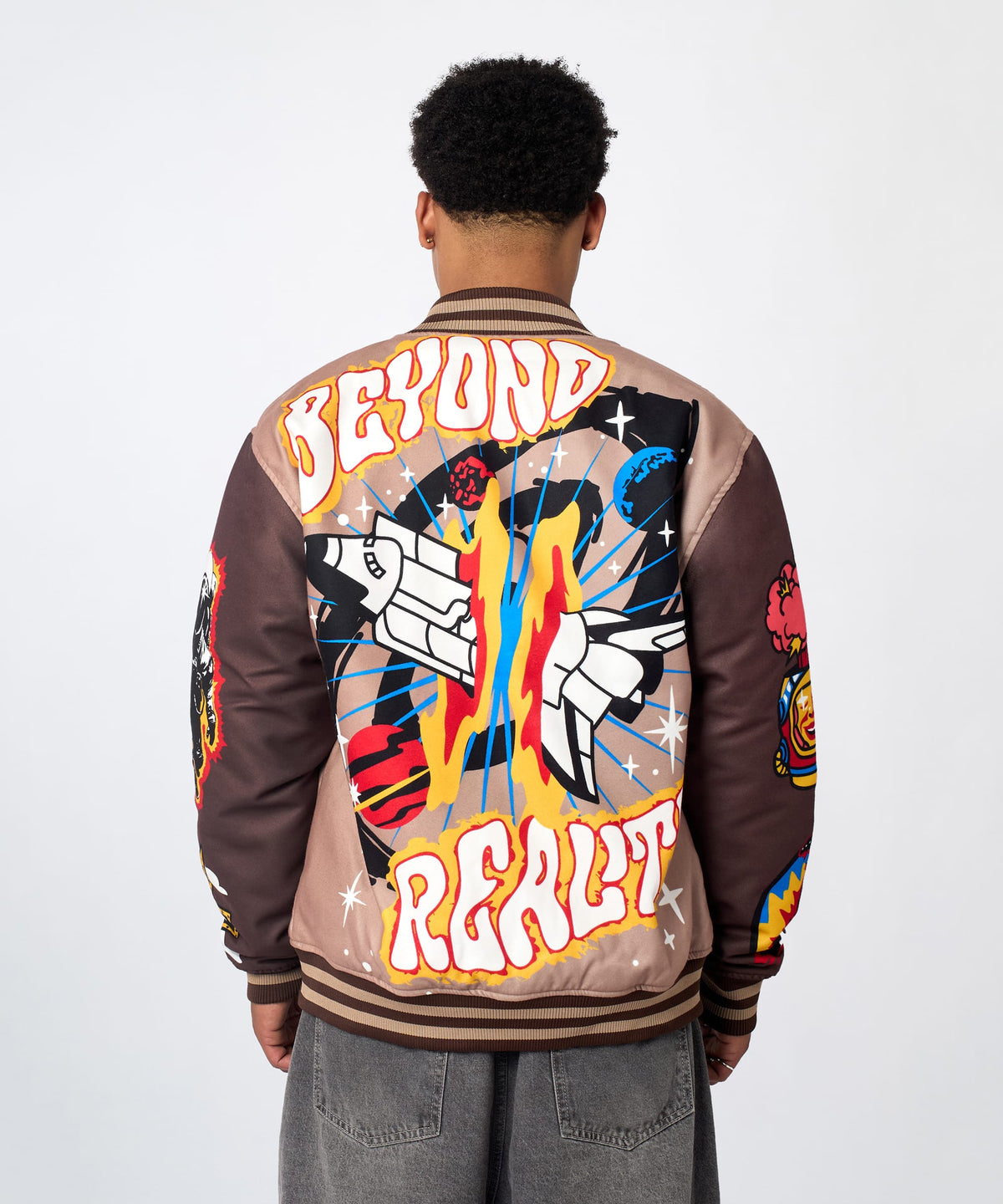 Reason Clothing Popular | Beyond Reality Varsity Jacket