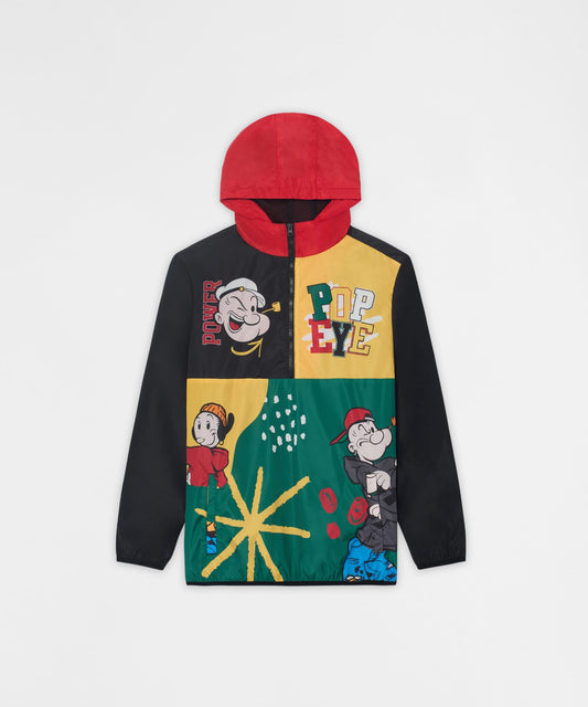 Reason Clothing Special Offer | Popeye Colorblock Anorak Jacket - Multicolor