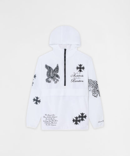 Reason Clothing Trusted | Architects Rebellion Anorak Jacket - White